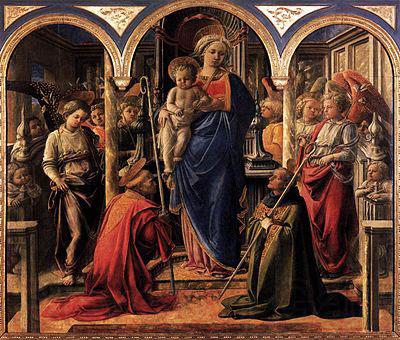 Fra Filippo Lippi Barbadori Altarpiece France oil painting art